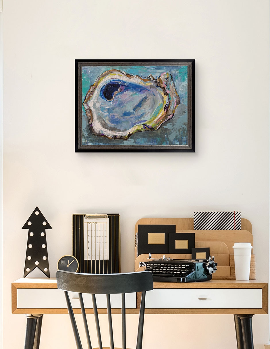 Cuadro decorativo Ostra II de Jeanette Vertentes técnica mixta 5
