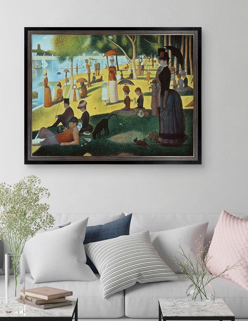 Cuadro decorativo Seurat – Tarde de domingo en la isla de Portfolio Arts Group técnica mixta 3