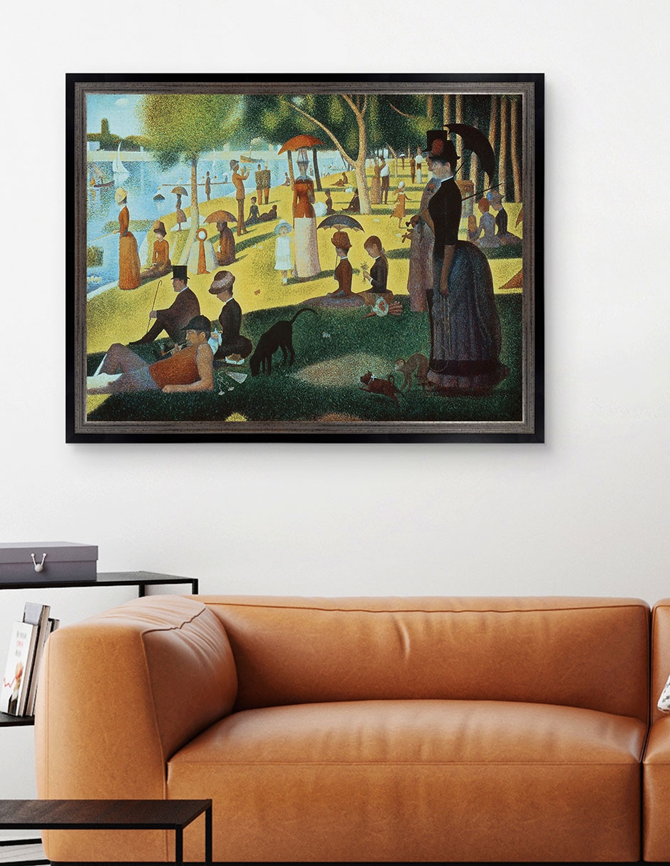 Cuadro decorativo Seurat – Tarde de domingo en la isla de Portfolio Arts Group técnica mixta 5