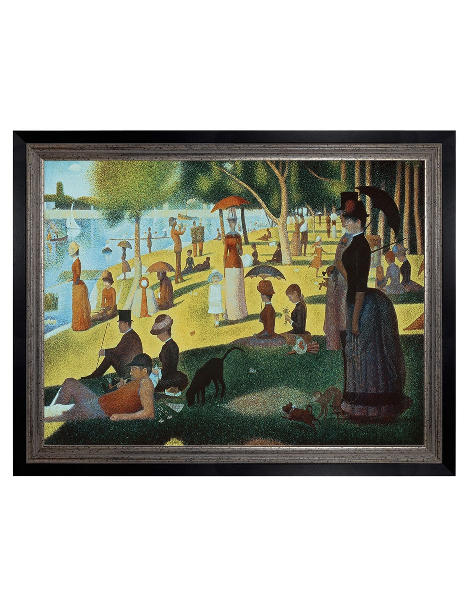 Cuadro decorativo Seurat – Tarde de domingo en la isla de Portfolio Arts Group técnica mixta Cuadro decorativo Seurat – Tarde de domingo en la isla de Portfolio Arts Group técnica mixta