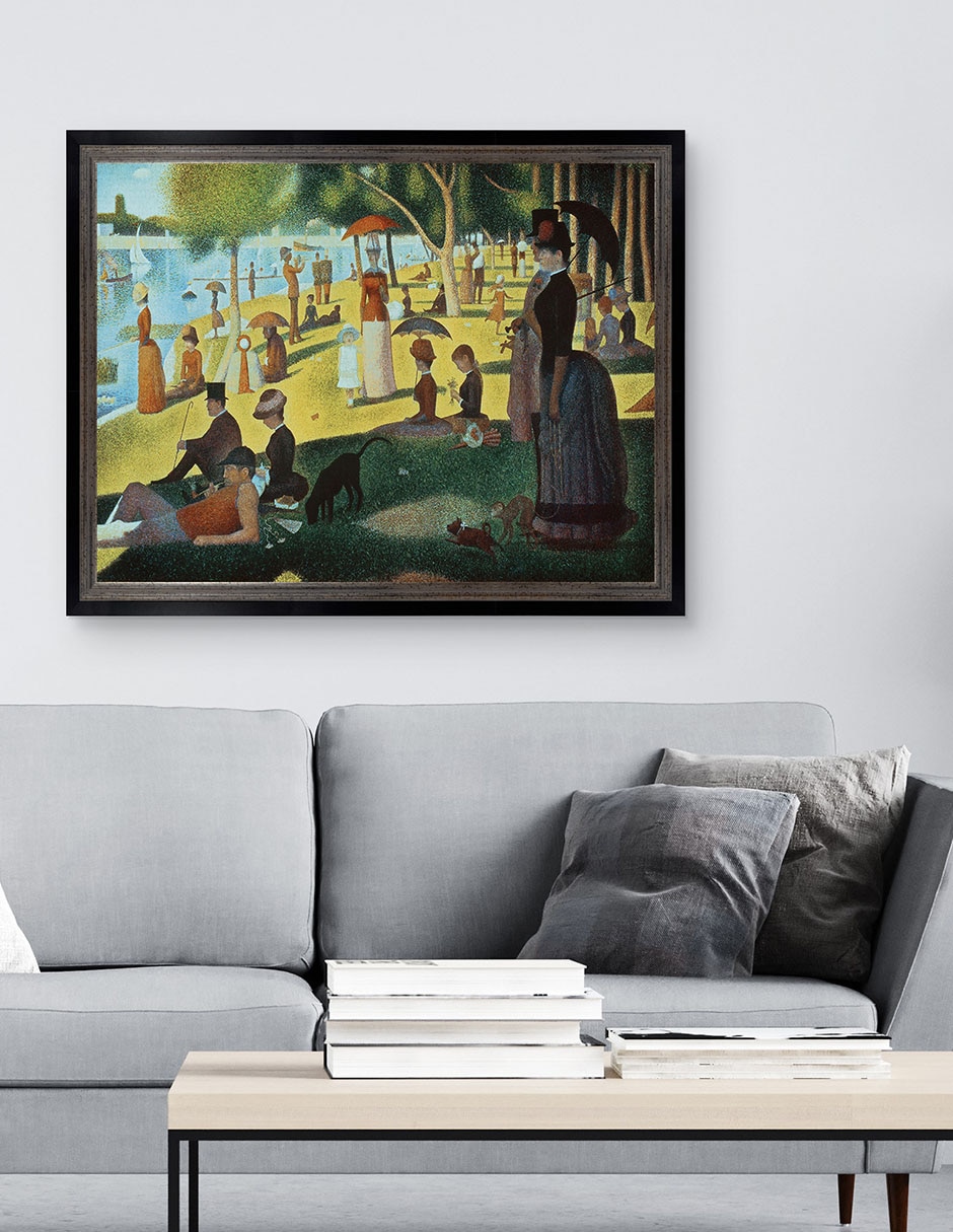 Cuadro decorativo Seurat – Tarde de domingo en la isla de Portfolio Arts Group técnica mixta 2