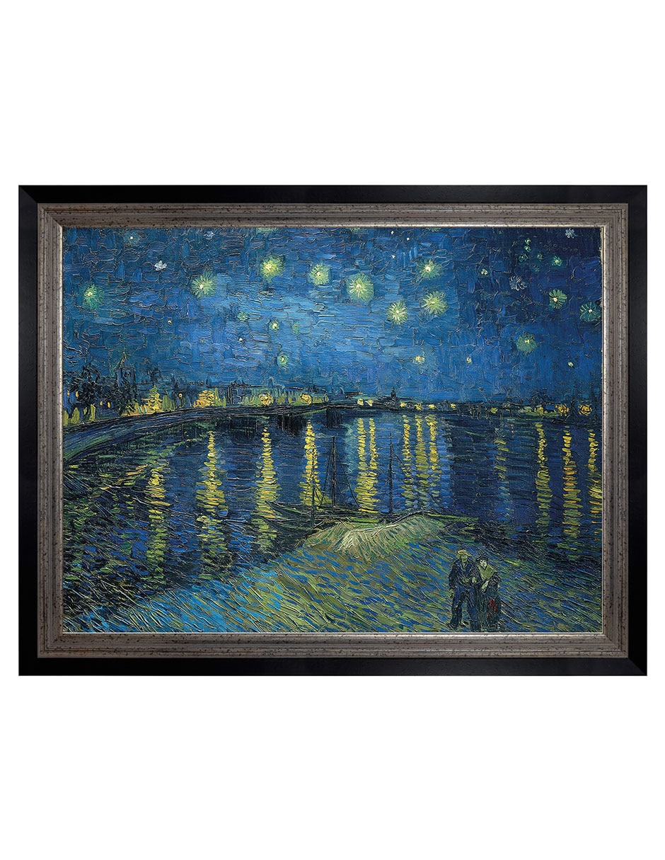 Cuadro decorativo Noche estrellada sobre el Ródano (1888) de Vincent Van Gogh técnica mixta Cuadro decorativo Noche estrellada sobre el Ródano (1888) de Vincent Van Gogh técnica mixta