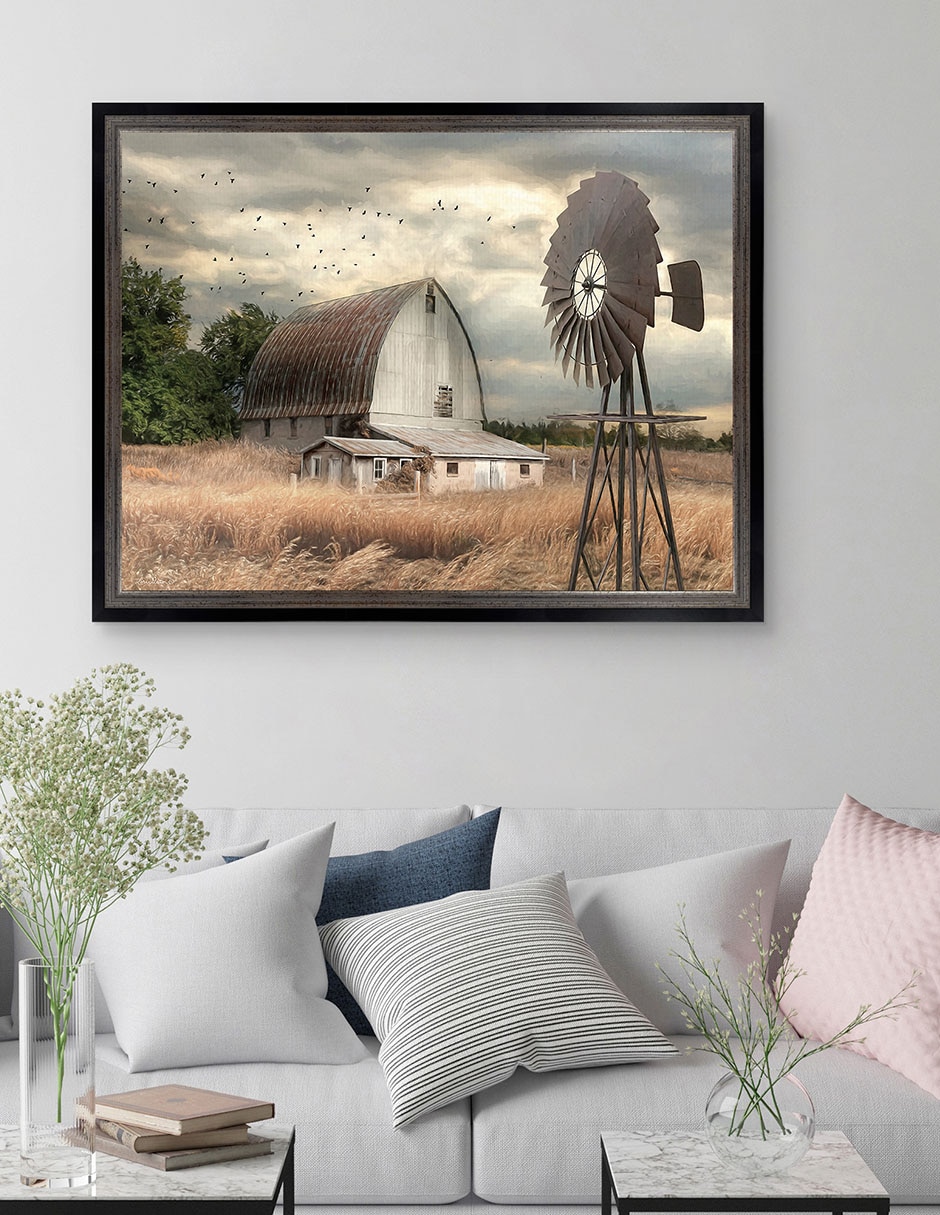 Cuadro decorativo Granja de la bahía Henderson de Lori Deiter técnica mixta 2