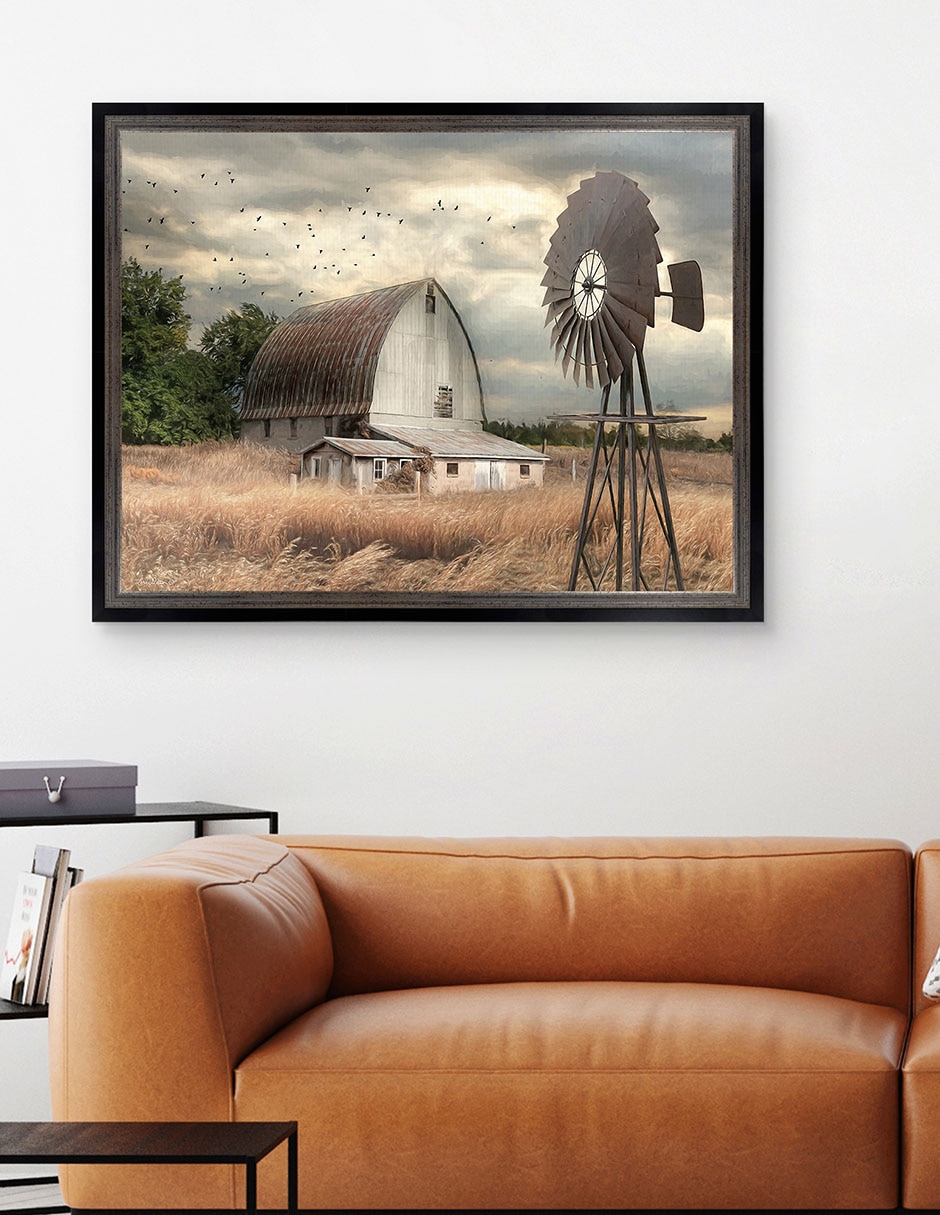 Cuadro decorativo Granja de la bahía Henderson de Lori Deiter técnica mixta 4