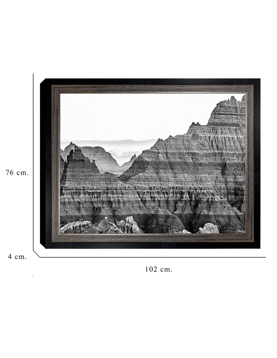 Cuadro decorativo Capas de tierras áridas de Andy Crawford técnica mixta 6