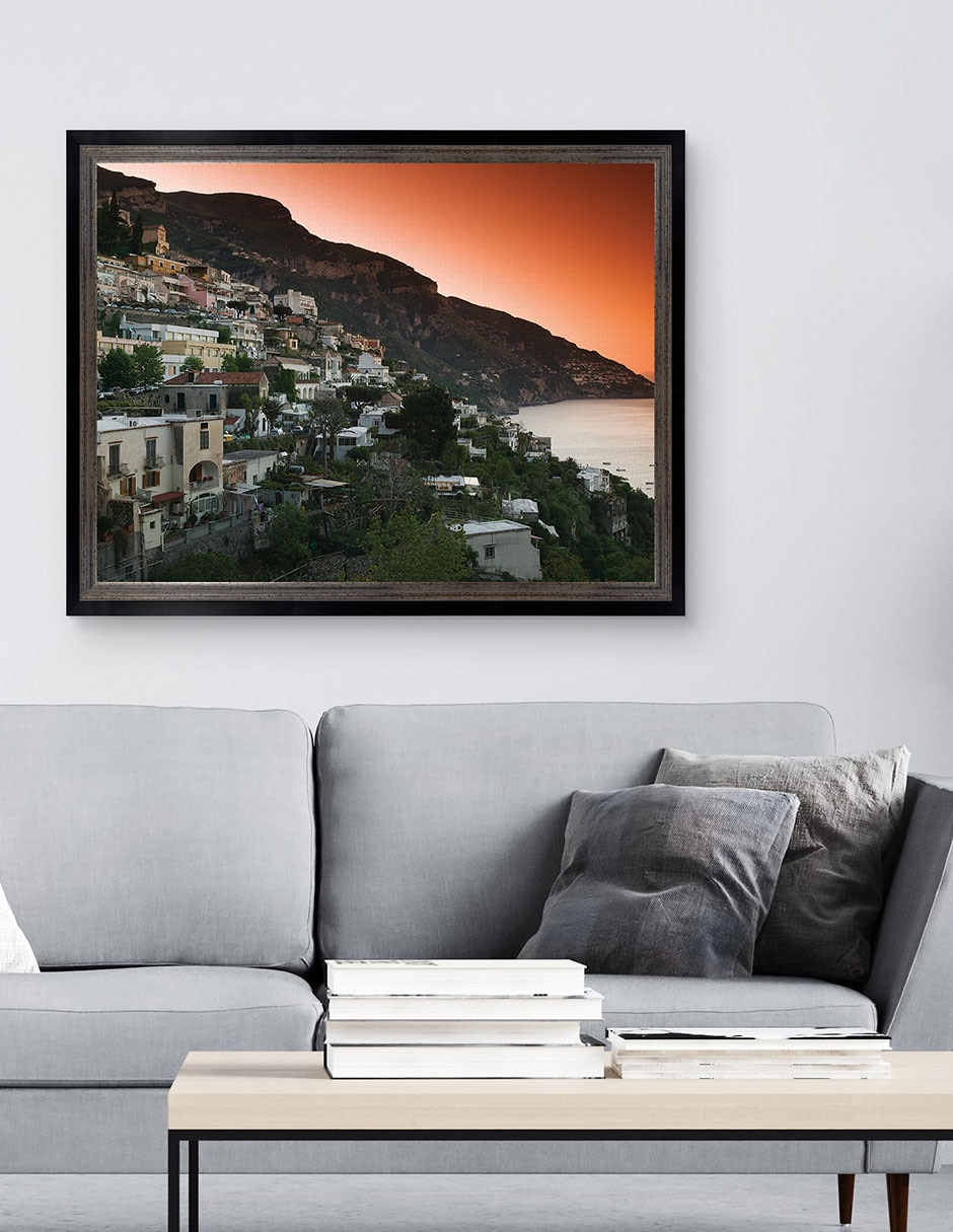 Cuadro decorativo Pueblo en la ladera de Campania de Panoramic Images técnica mixta 2