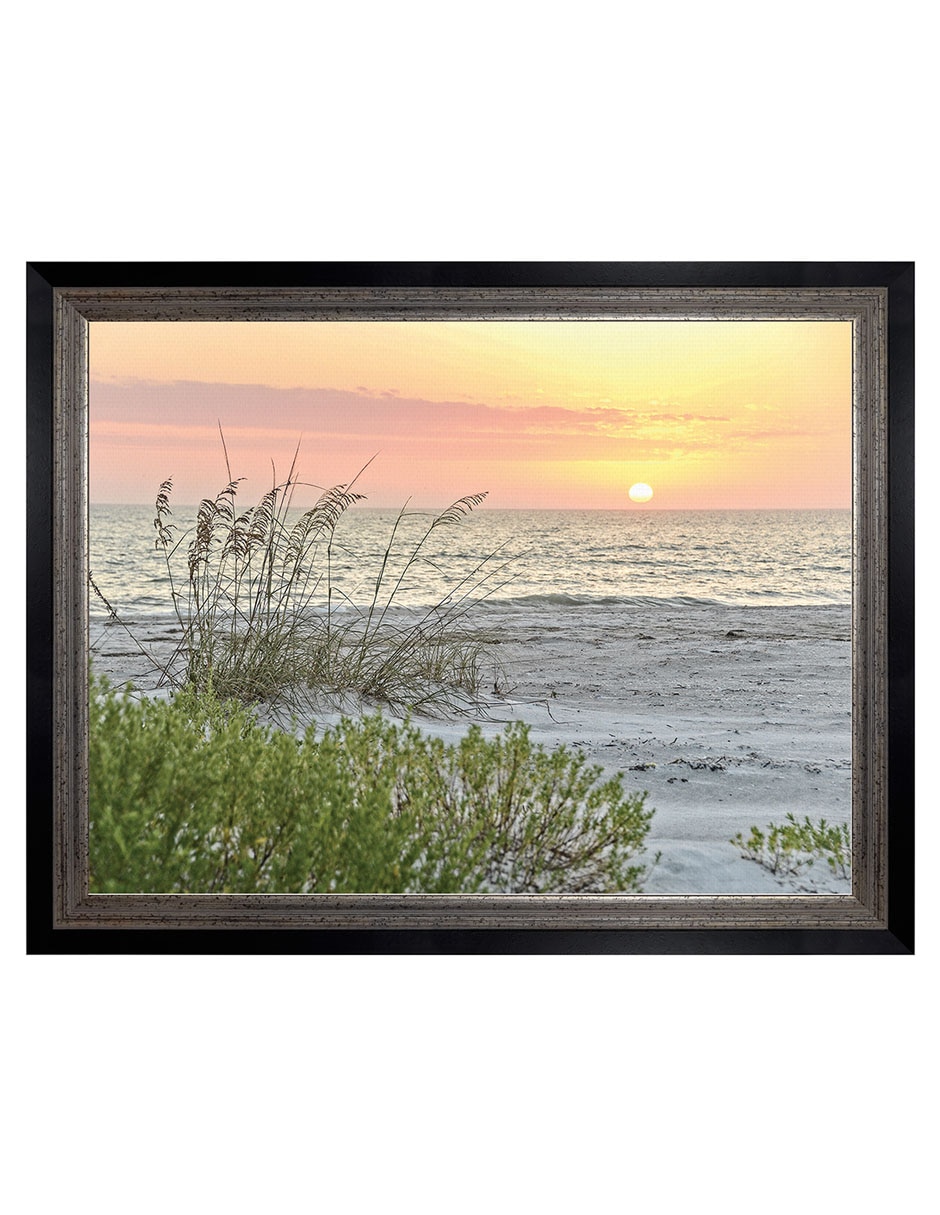 Cuadro decorativo Atardecer calmante de Mary Lou Johnson técnica mixta