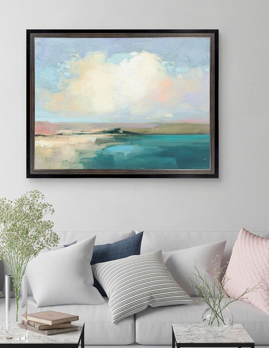 Cuadro decorativo Cielo costero de Julia Purinton técnica mixta 2
