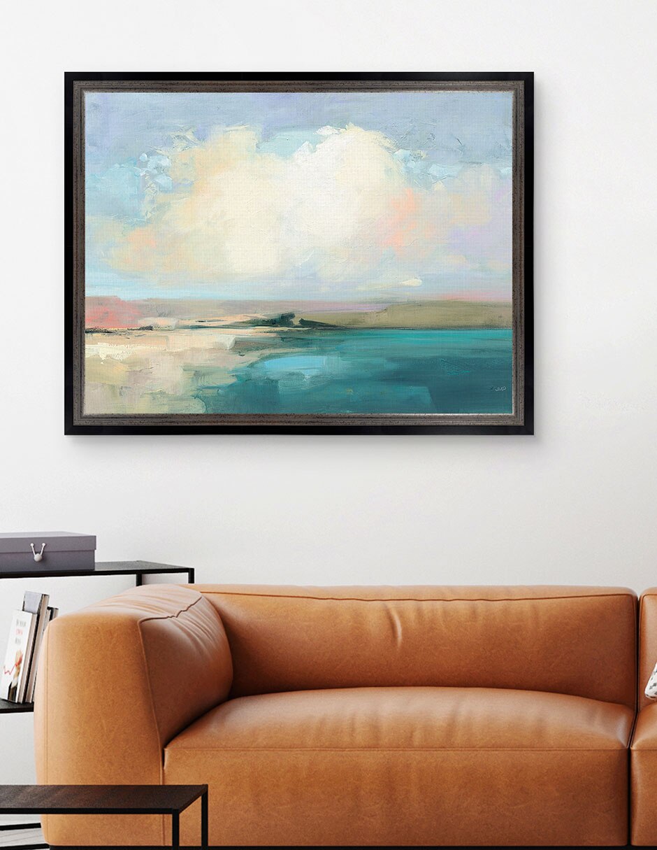 Cuadro decorativo Cielo costero de Julia Purinton técnica mixta 4