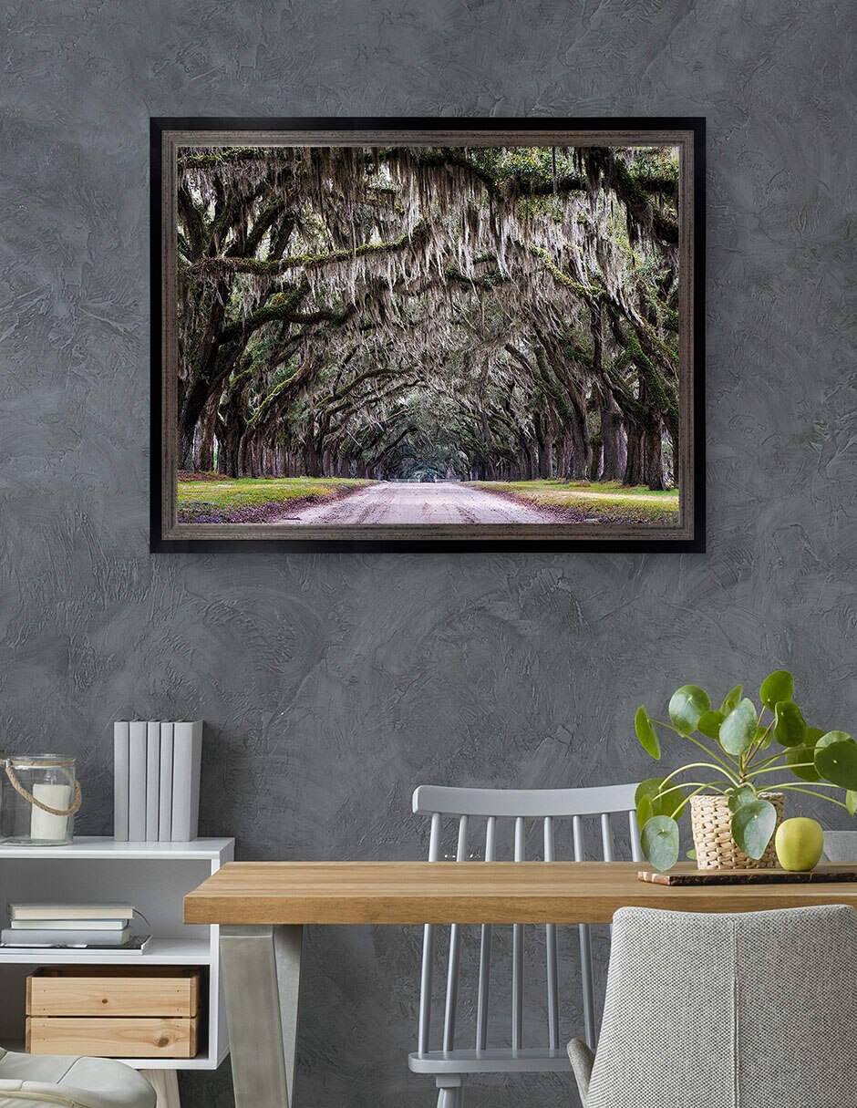 Cuadro decorativo Callejón Wormsloe de Andy Crawford técnica mixta 4