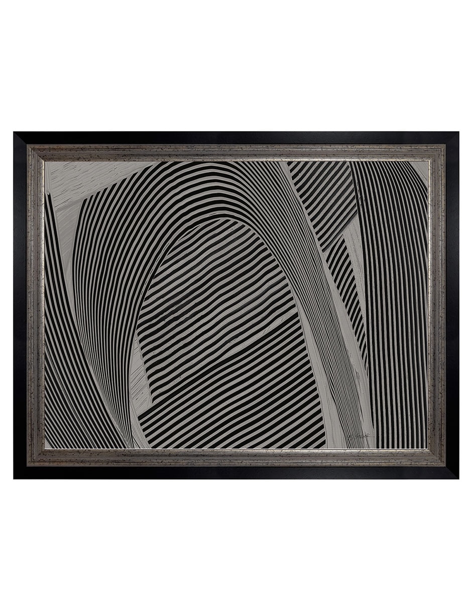 Cuadro decorativo Tejido gris I de Mike Schick técnica mixta