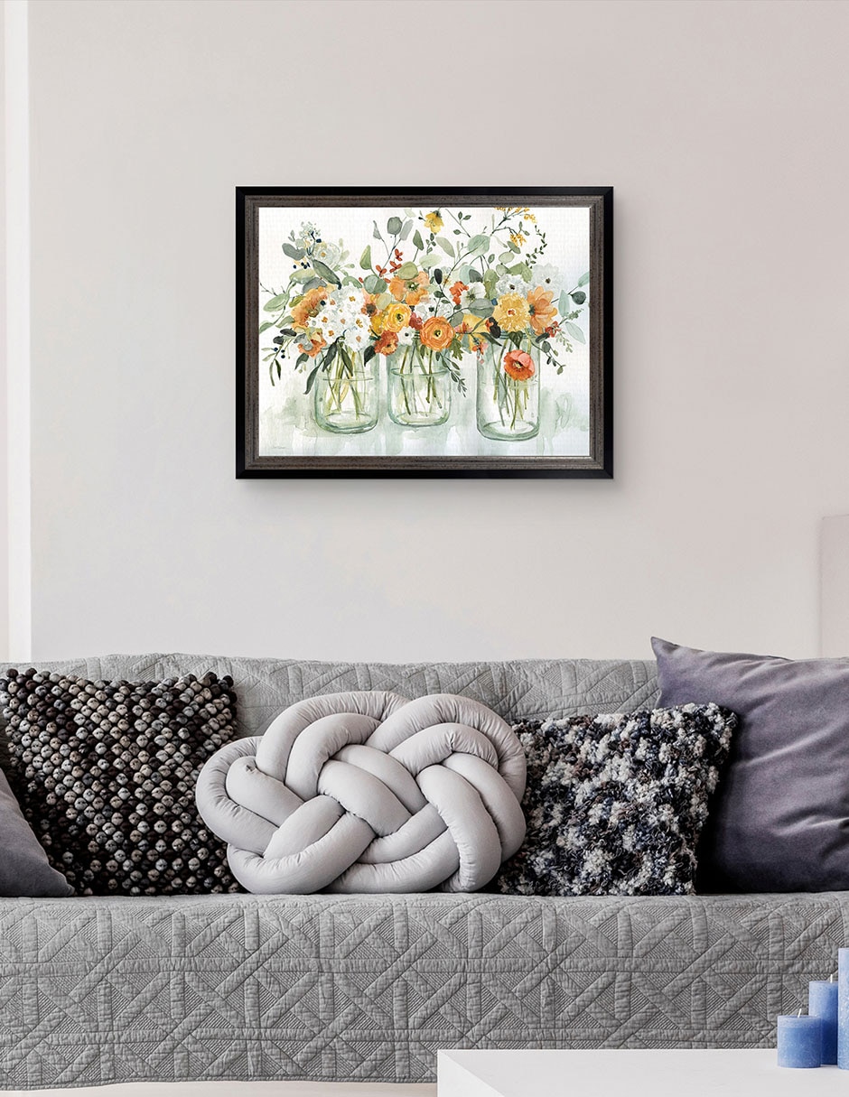 Cuadro decorativo Tres bellezas de Carol Robinson técnica mixta 2