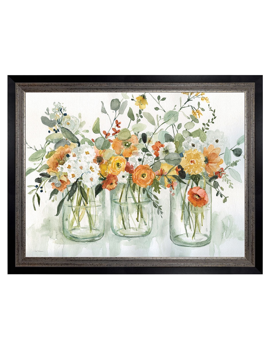 Cuadro decorativo Tres bellezas de Carol Robinson técnica mixta