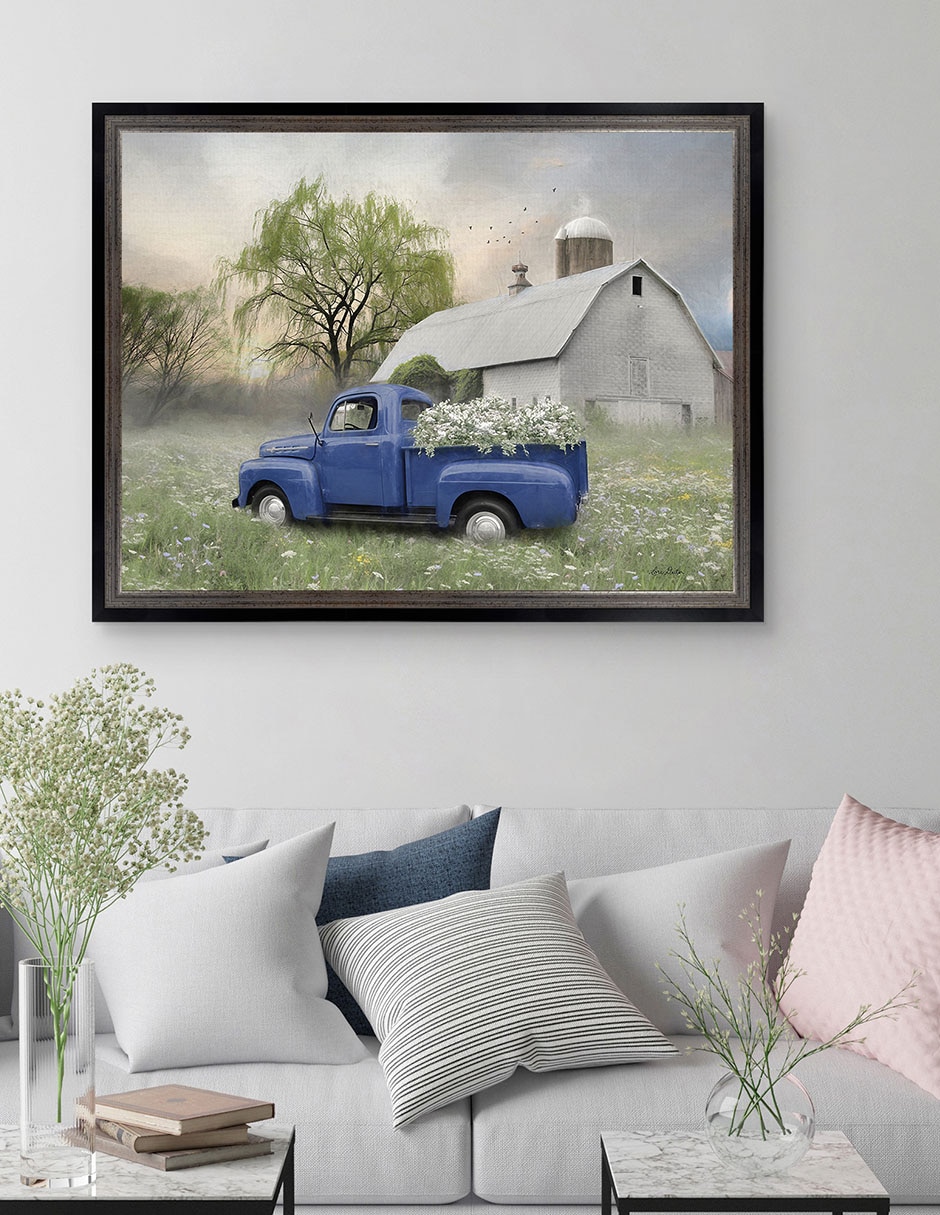 Cuadro decorativo Primavera de antaño de Lori Deiter técnica mixta 2