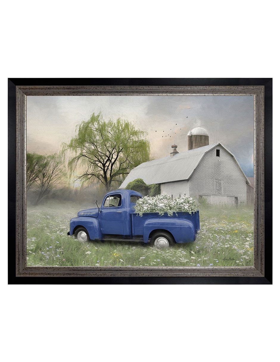 Cuadro decorativo Primavera de antaño de Lori Deiter técnica mixta