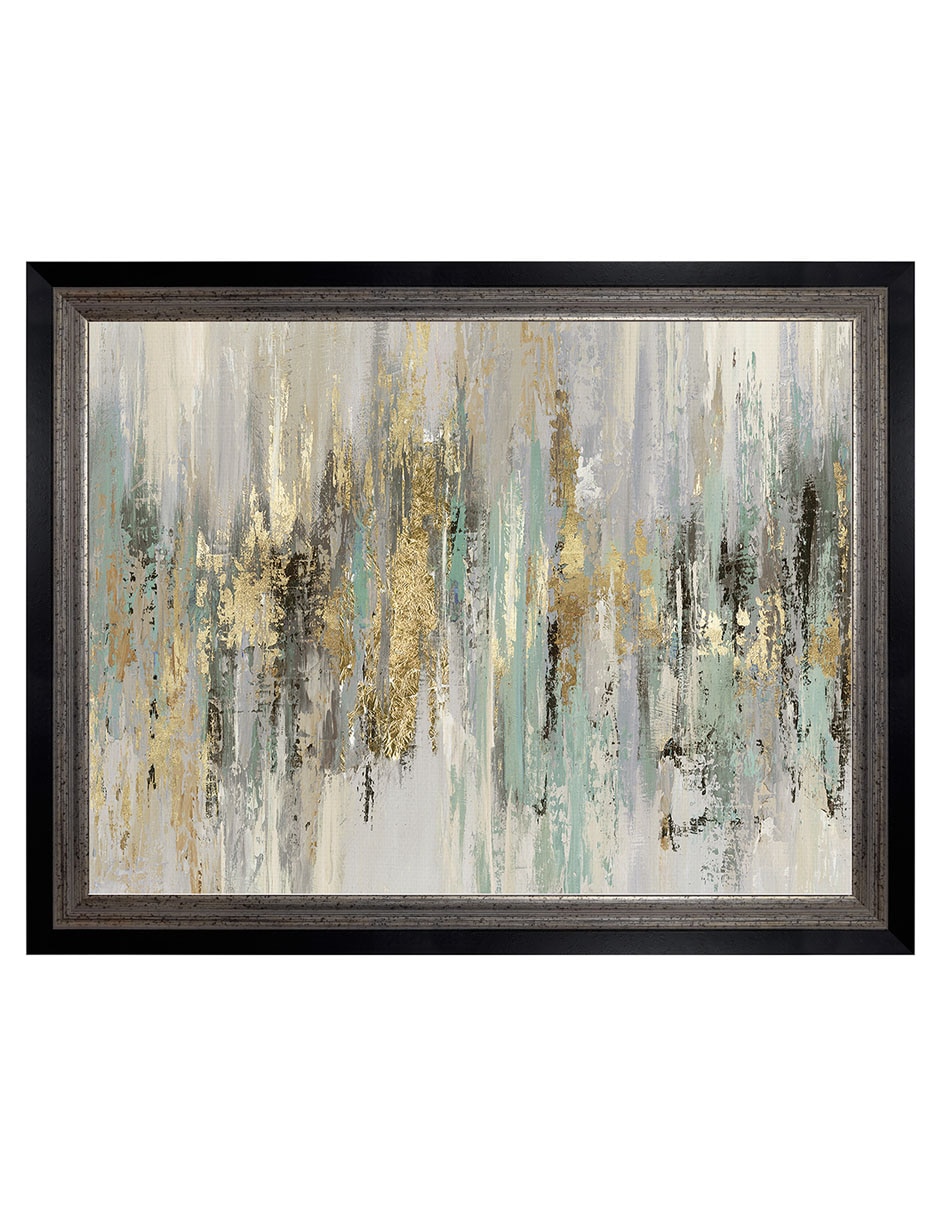 Cuadro decorativo Oro líquido I de Tom Reeves técnica mixta