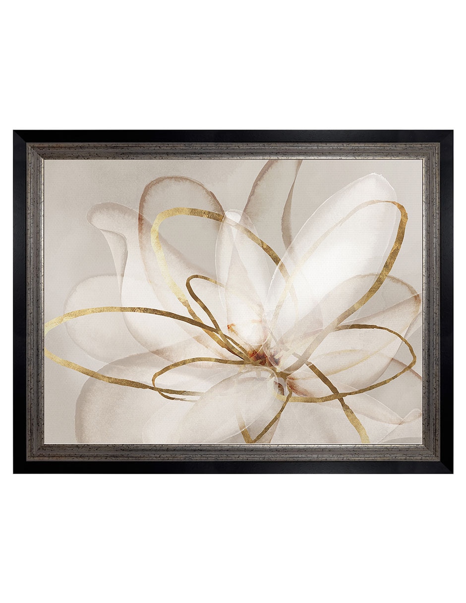 Cuadro decorativo Belleza transparente III de Eva Watts técnica mixta