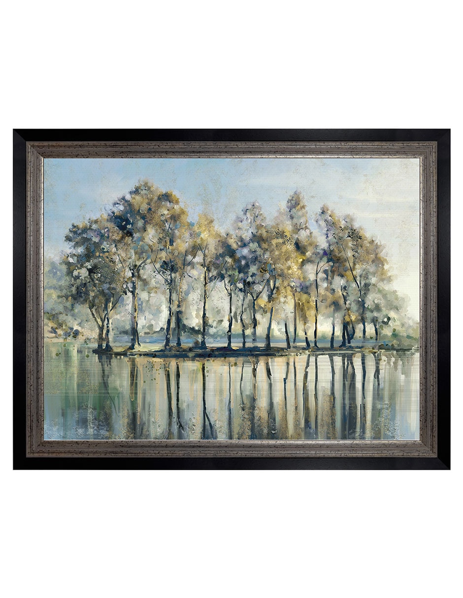 Cuadro decorativo Isla de árboles de Studio Arts técnica mixta