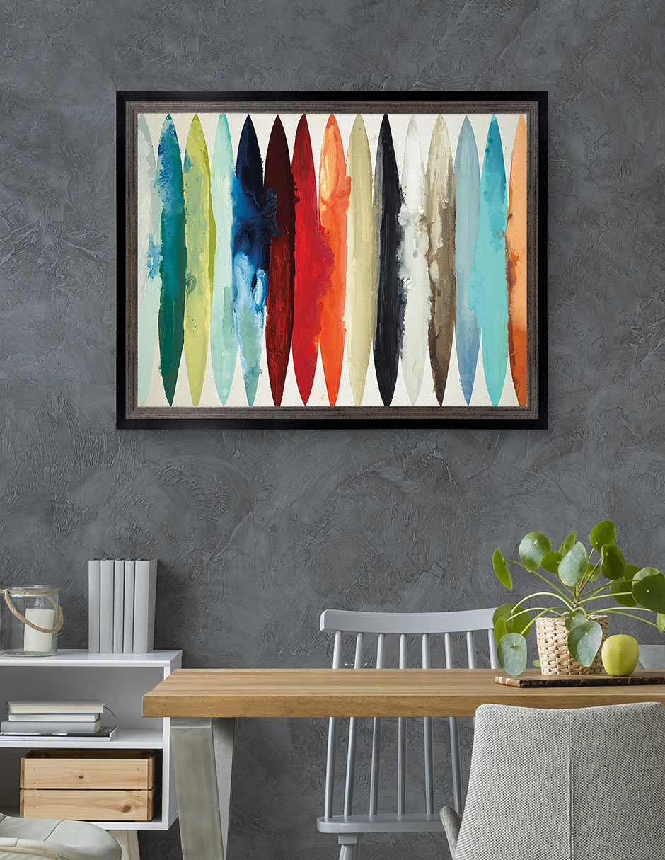 Cuadro decorativo Flujo constante de Randy Hibberd técnica mixta 4