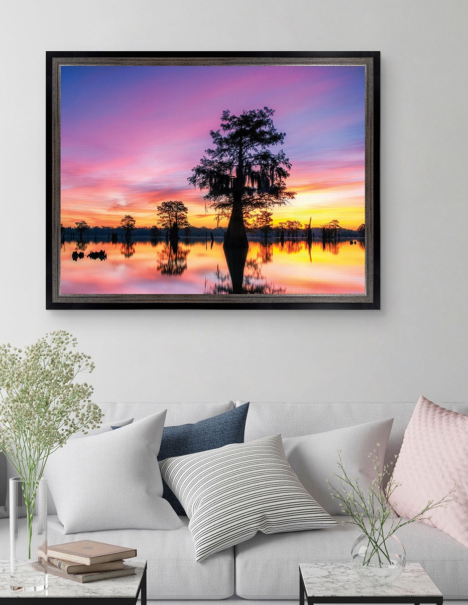 Cuadro decorativo Paisaje de sombras de Andy Crawford técnica mixta 2