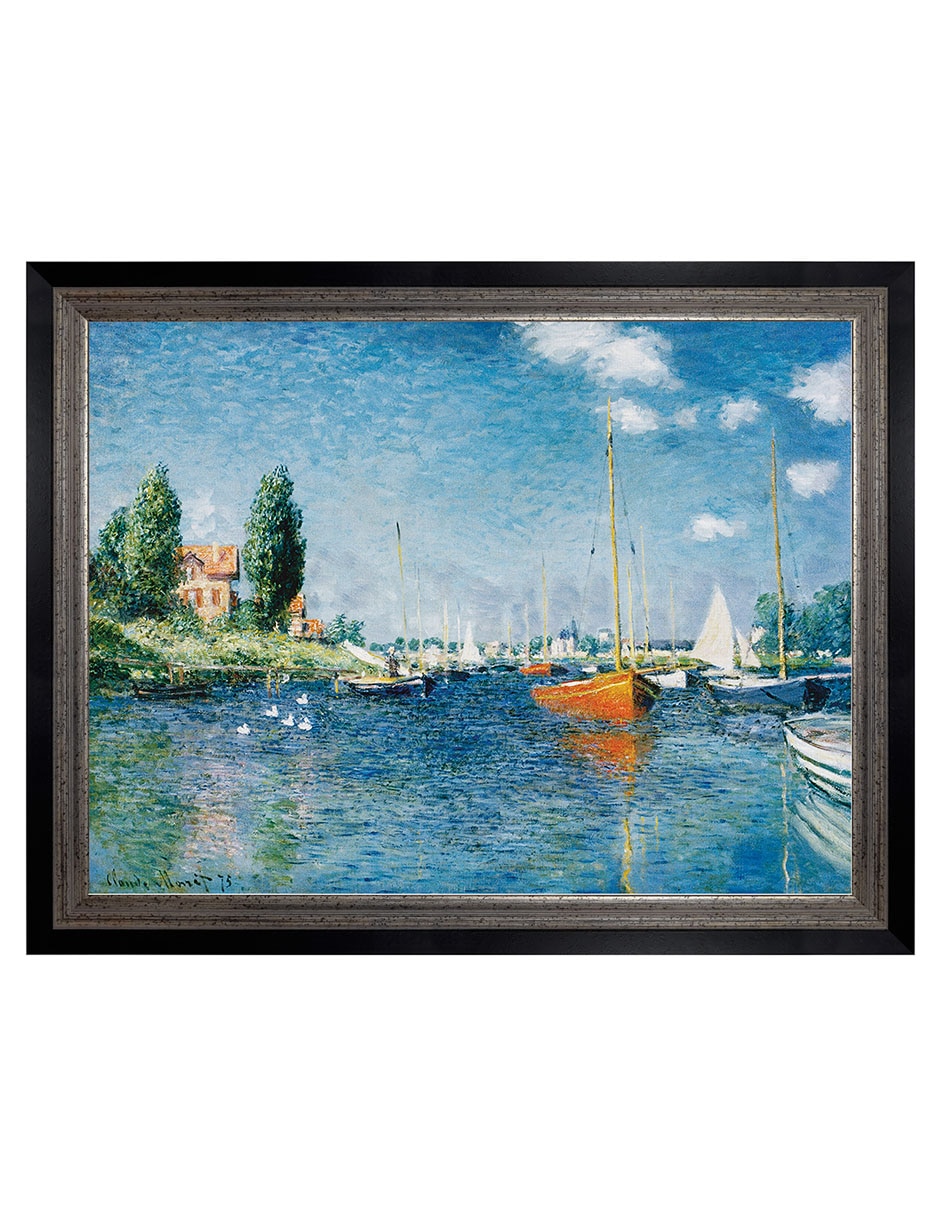Cuadro decorativo Monet – Barcos rojos en Argenteuil de Portfolio Arts Group técnica mixta Cuadro decorativo Monet – Barcos rojos en Argenteuil de Portfolio Arts Group técnica mixta