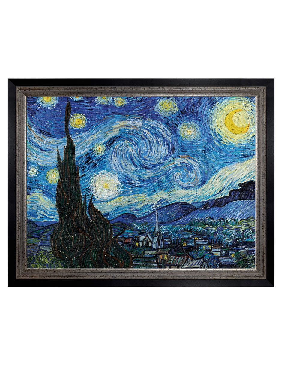 Cuadro decorativo La noche estrellada (1889 de Vincent Van Gogh técnica mixta