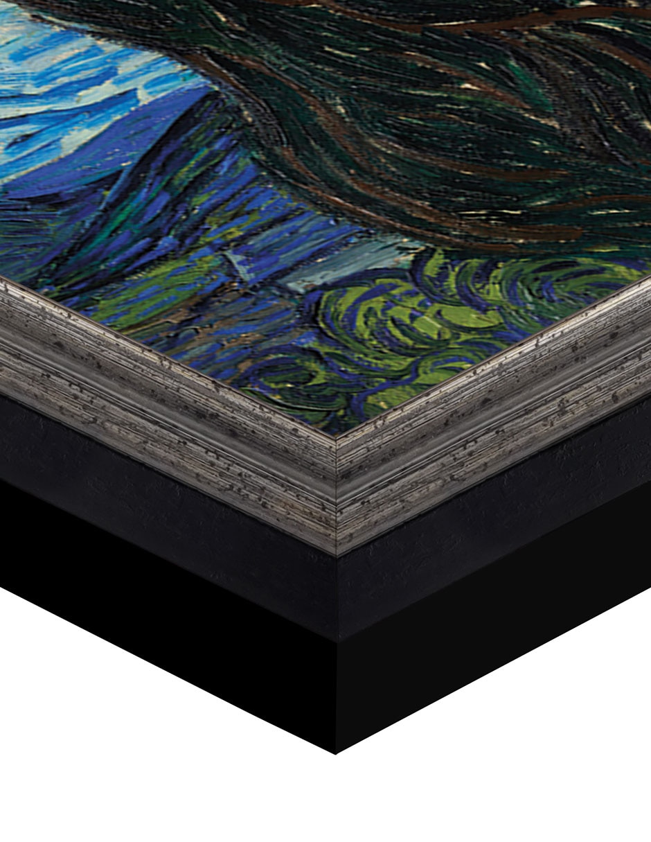 Cuadro decorativo La noche estrellada (1889 de Vincent Van Gogh técnica mixta 6
