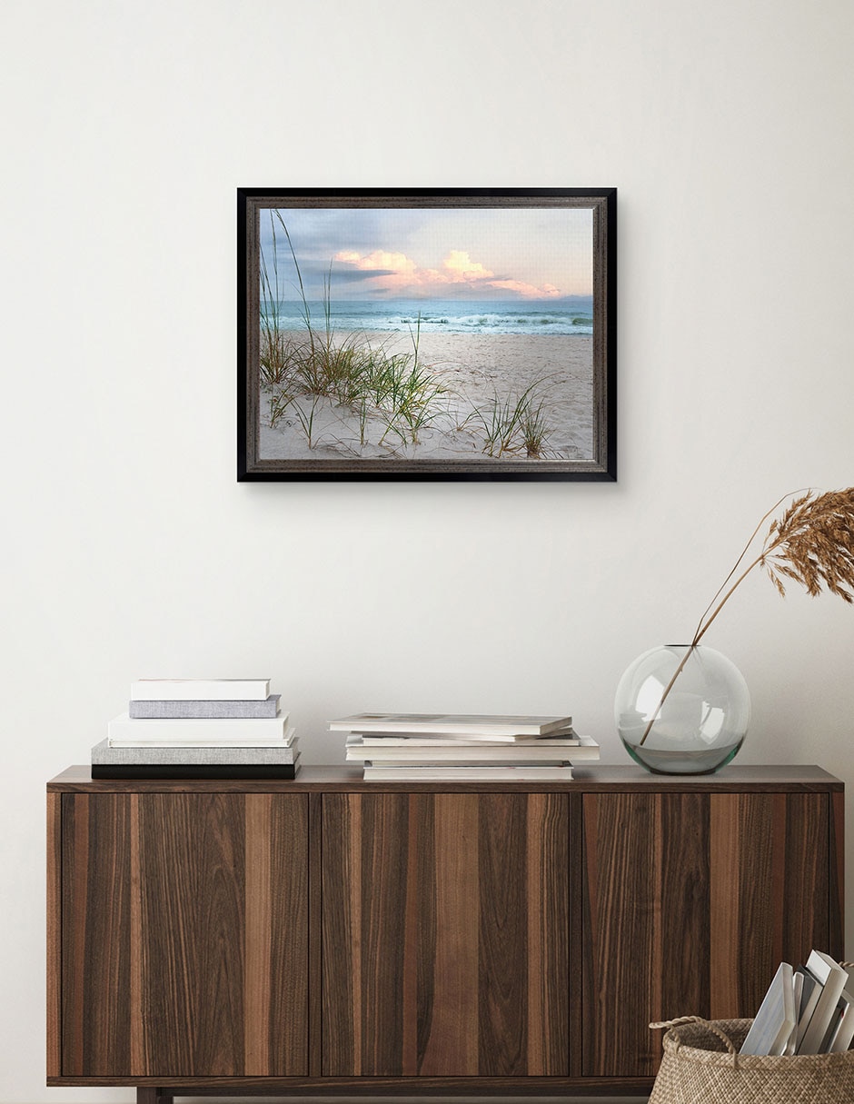Cuadro decorativo Madera flotante de playa de Nan técnica mixta 3