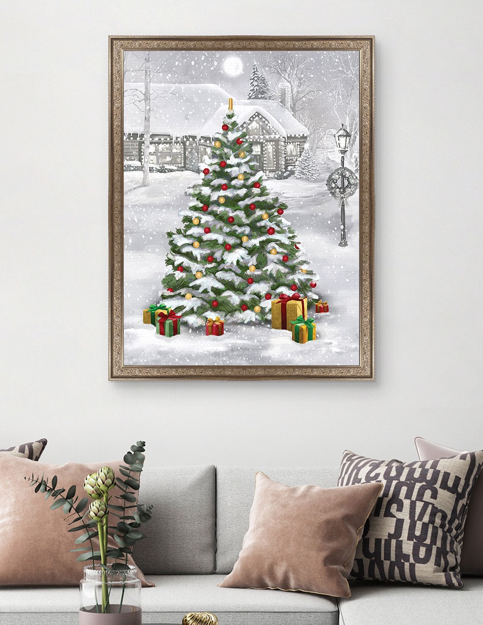 Cuadro decorativo Árbol resplandeciente de Grateful Licensing Studio técnica mixta 2