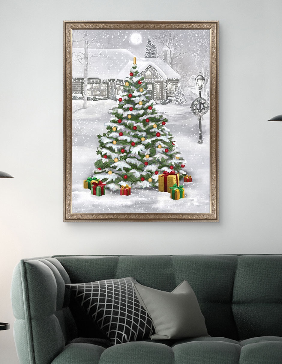 Cuadro decorativo Árbol resplandeciente de Grateful Licensing Studio técnica mixta 4