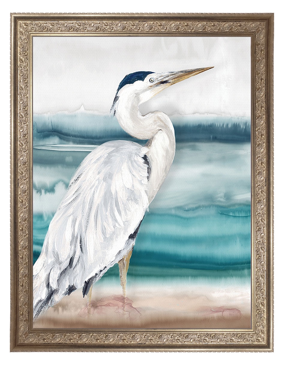 Cuadro decorativo Playa Garza I de Eva Watts técnica mixta Cuadro decorativo Playa Garza I de Eva Watts técnica mixta