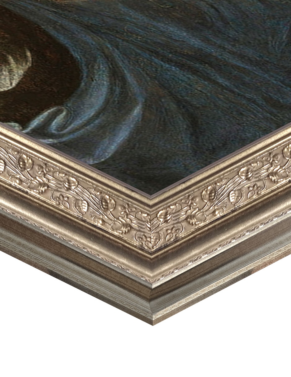 Cuadro decorativo Salvador del mundo de Leonardo Da Vinci técnica mixta 6