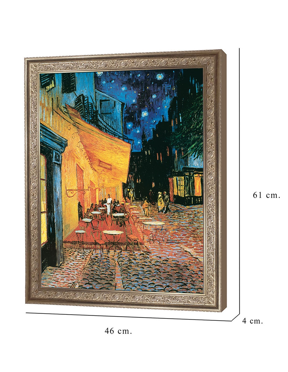 Cuadro decorativo Van Gogh – Terraza de café de noche de Portfolio Arts Group técnica mixta 8