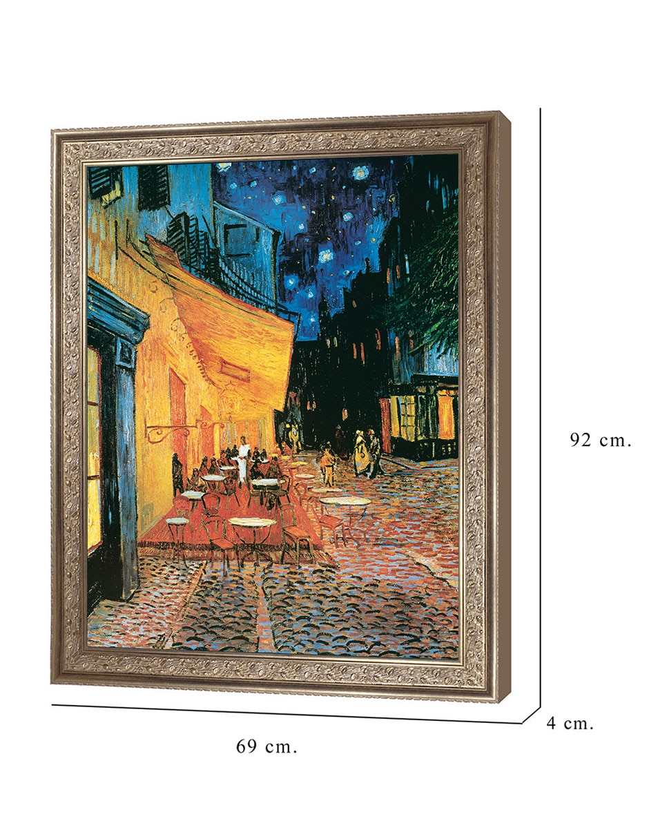 Cuadro decorativo Van Gogh – Terraza de café de noche de Portfolio Arts Group técnica mixta 2