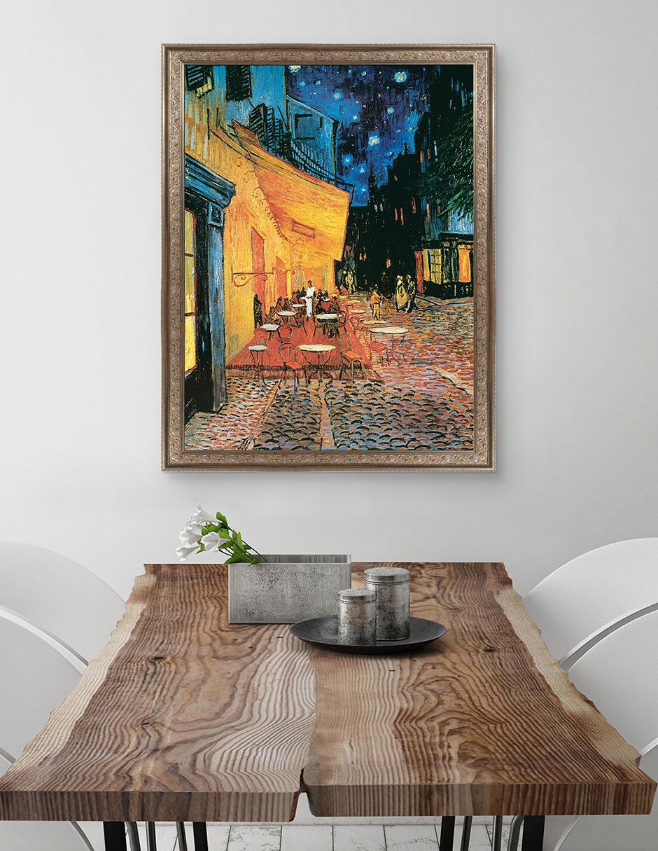 Cuadro decorativo Van Gogh – Terraza de café de noche de Portfolio Arts Group técnica mixta 4