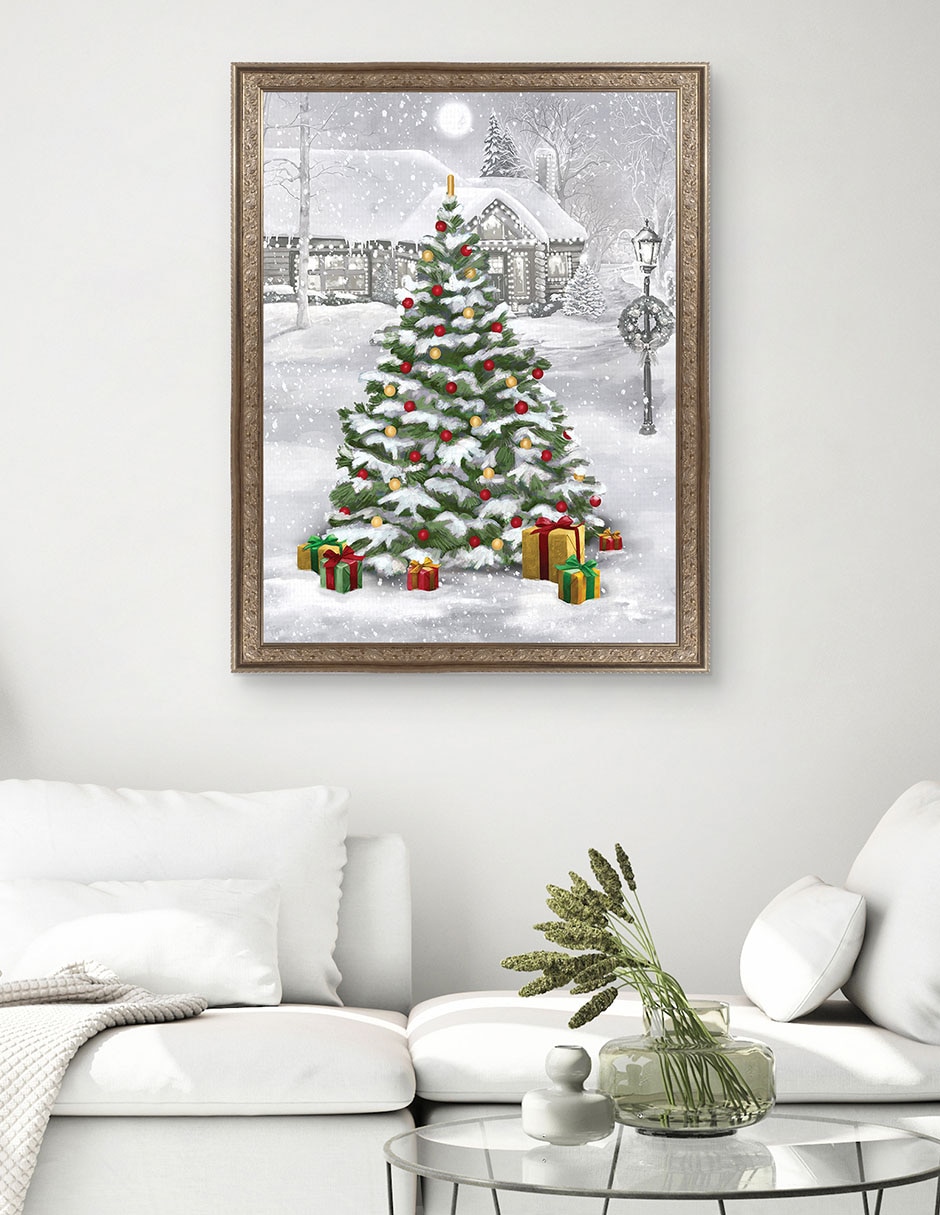 Cuadro decorativo Árbol resplandeciente de Grateful Licensing Studio técnica mixta 3