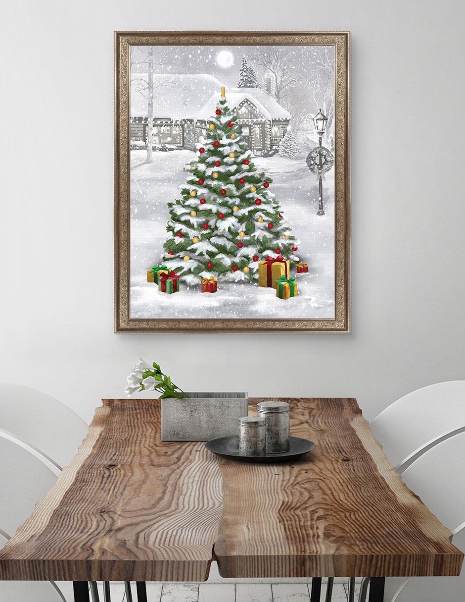 Cuadro decorativo Árbol resplandeciente de Grateful Licensing Studio técnica mixta 4