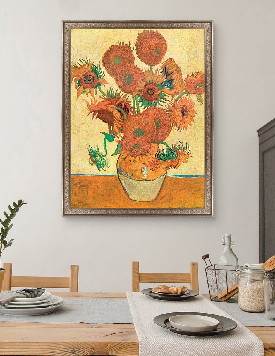 Cuadro decorativo Van Gogh – Girasoles de Portfolio Arts Group técnica mixta 3