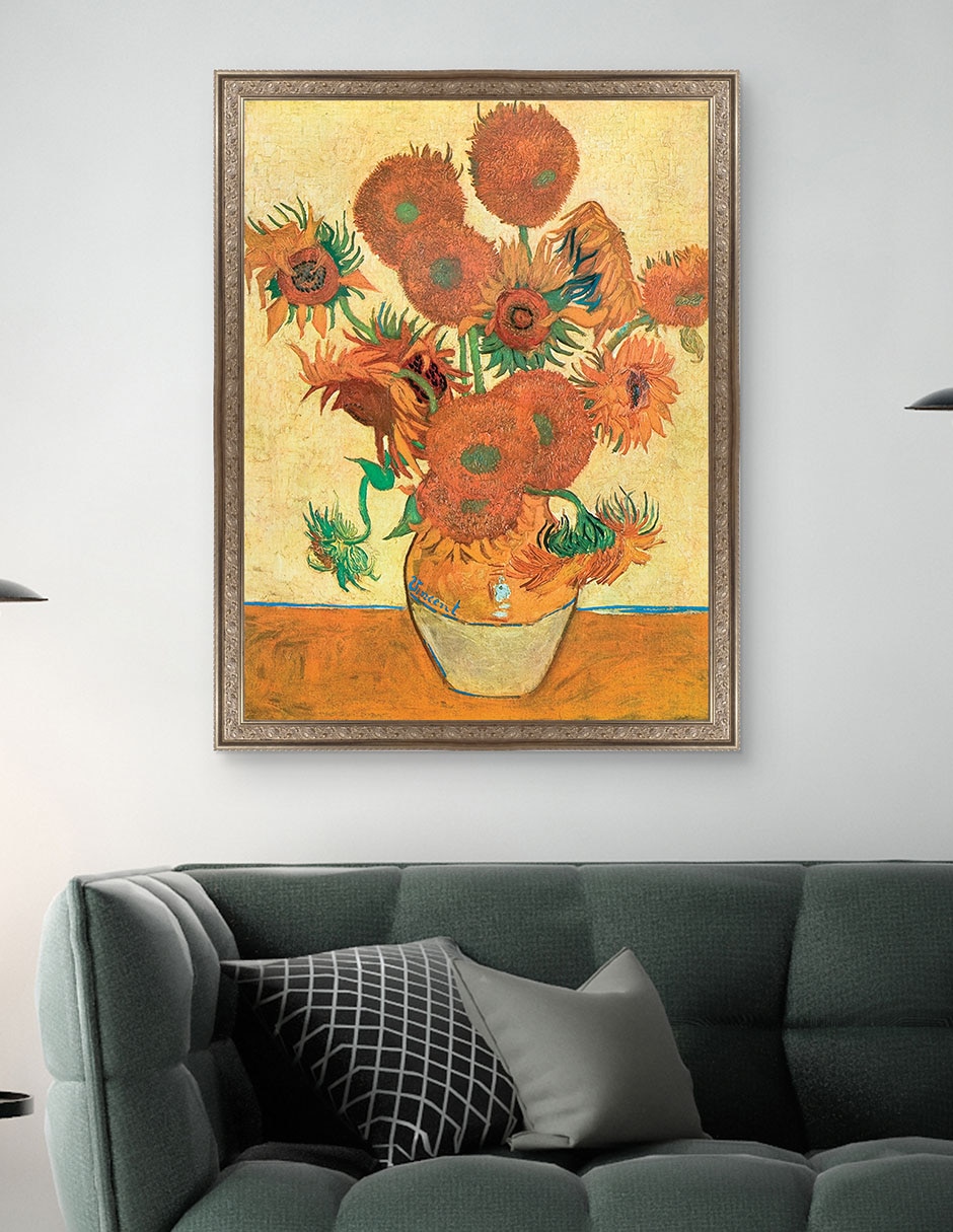Cuadro decorativo Van Gogh – Girasoles de Portfolio Arts Group técnica mixta 4