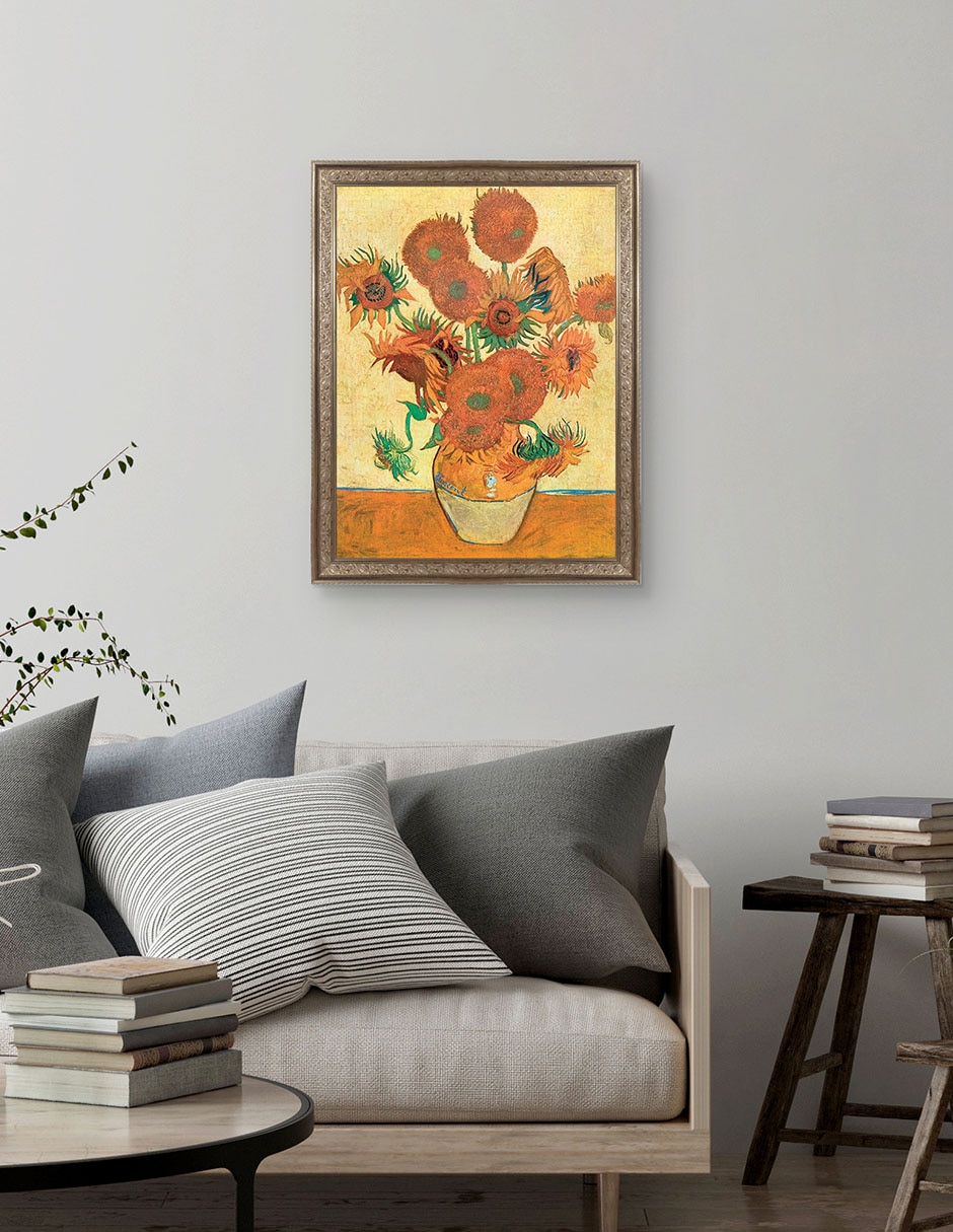 Cuadro decorativo Van Gogh – Girasoles de Portfolio Arts Group técnica mixta 3