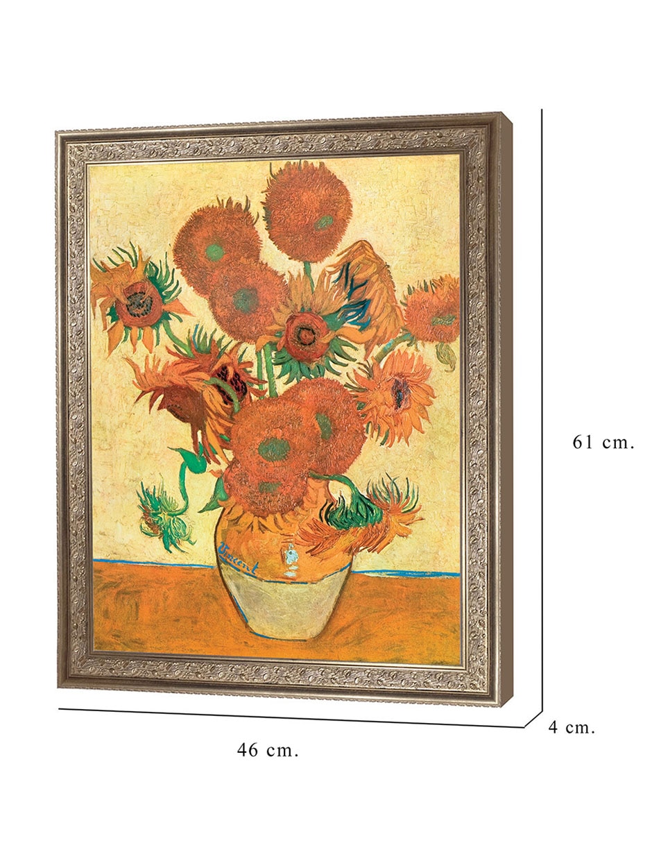 Cuadro decorativo Van Gogh – Girasoles de Portfolio Arts Group técnica mixta 2
