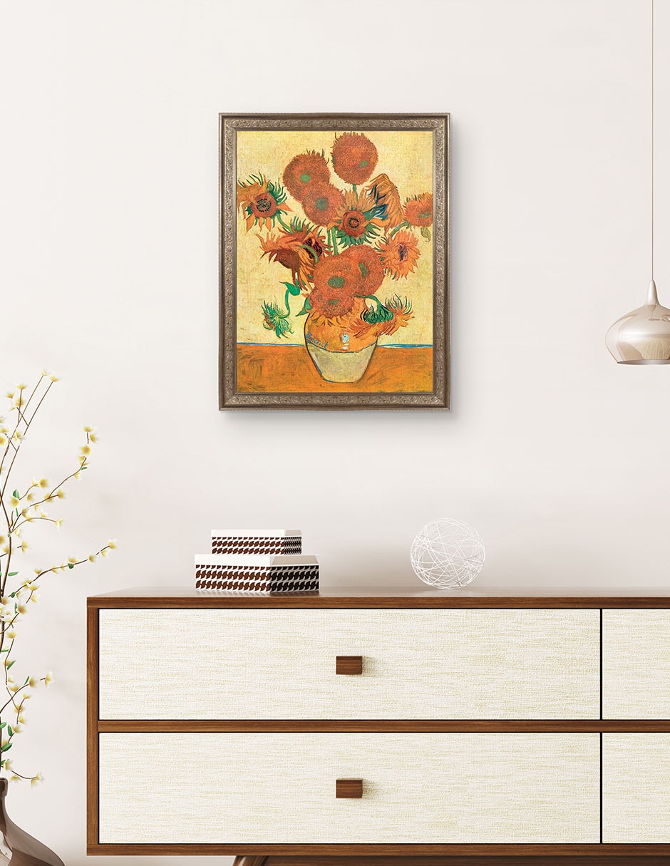 Cuadro decorativo Van Gogh – Girasoles de Portfolio Arts Group técnica mixta 4