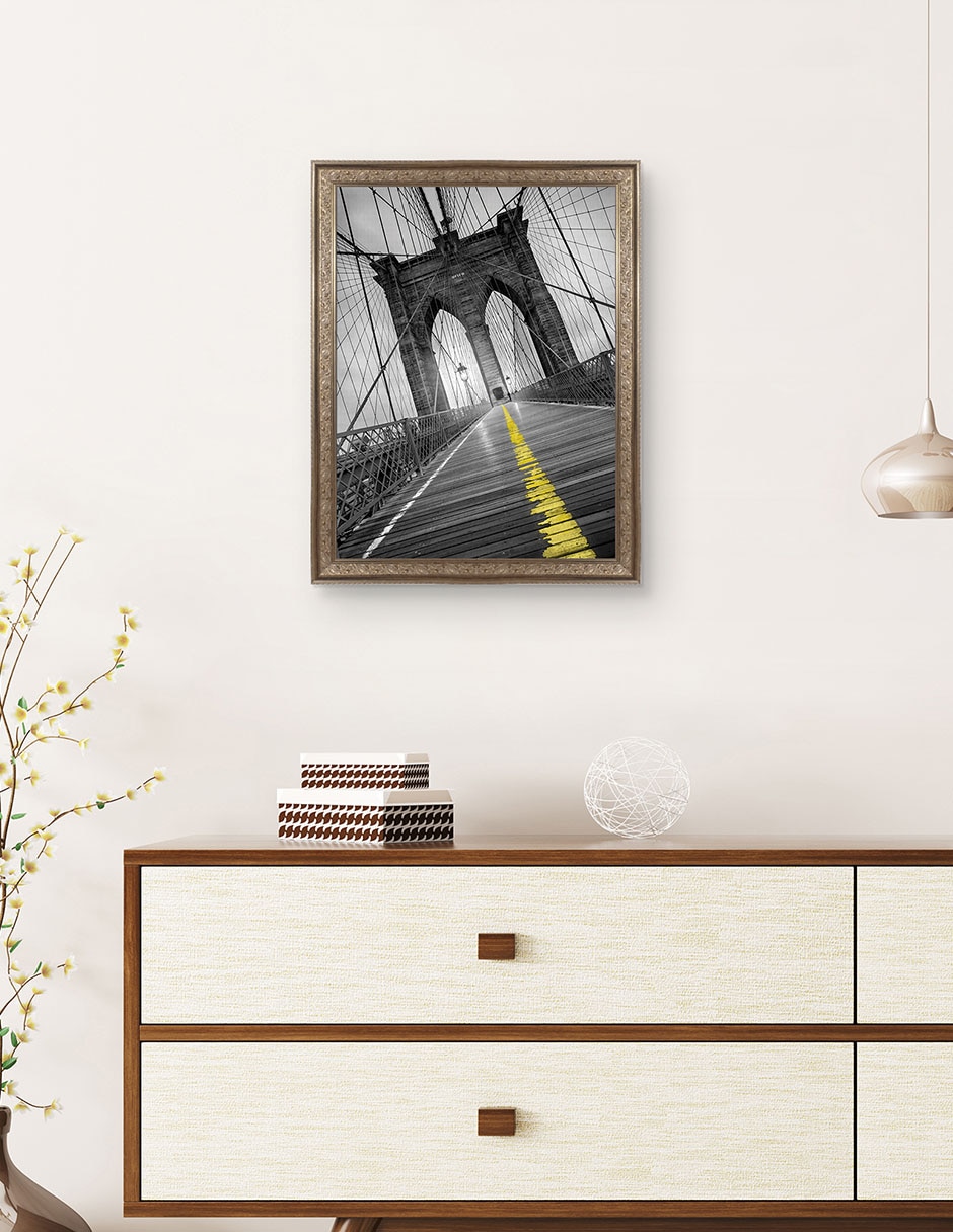 Cuadro decorativo Puente de Brooklyn – Pop de Moises Levy técnica mixta 3
