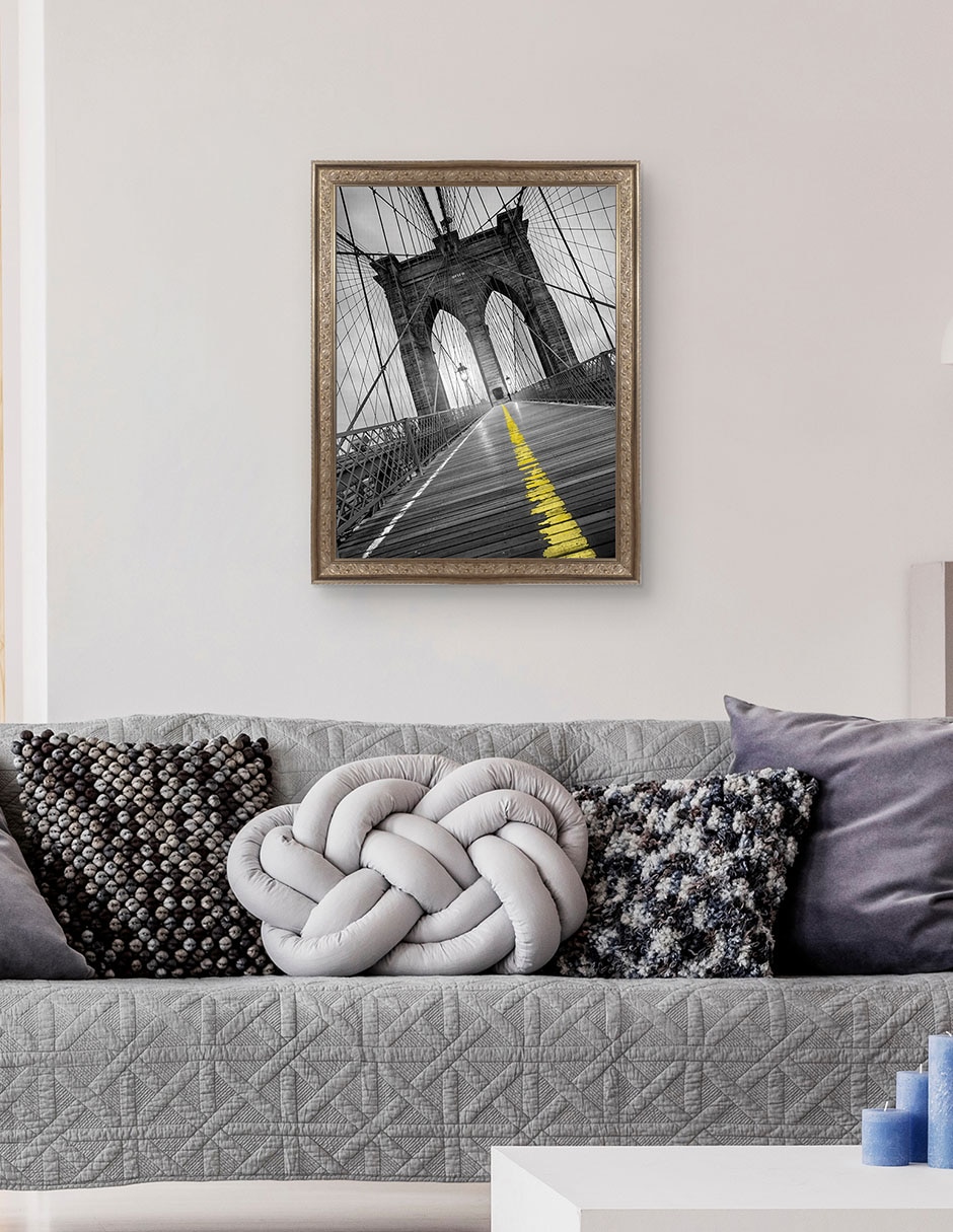 Cuadro decorativo Puente de Brooklyn – Pop de Moises Levy técnica mixta 4
