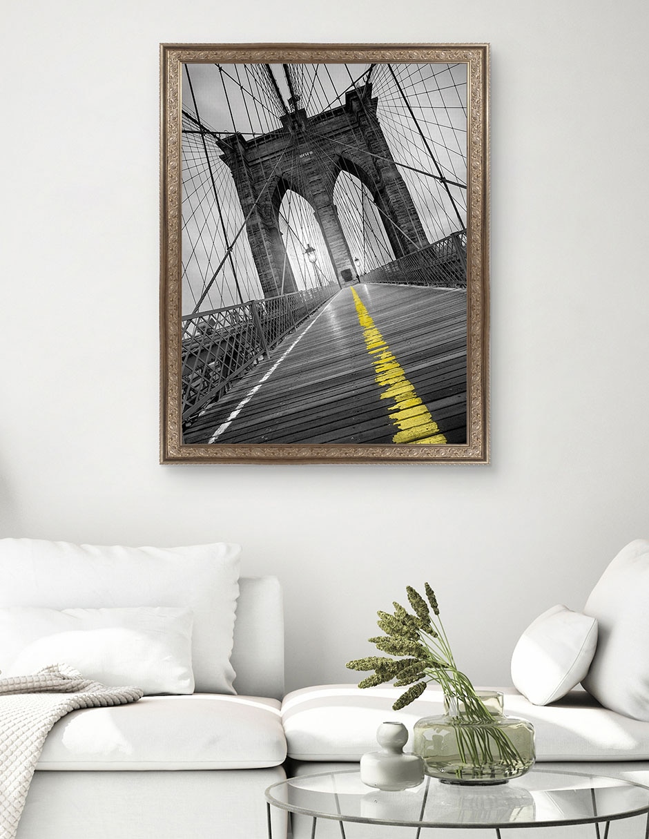 Cuadro decorativo Puente de Brooklyn – Pop de Moises Levy técnica mixta 3