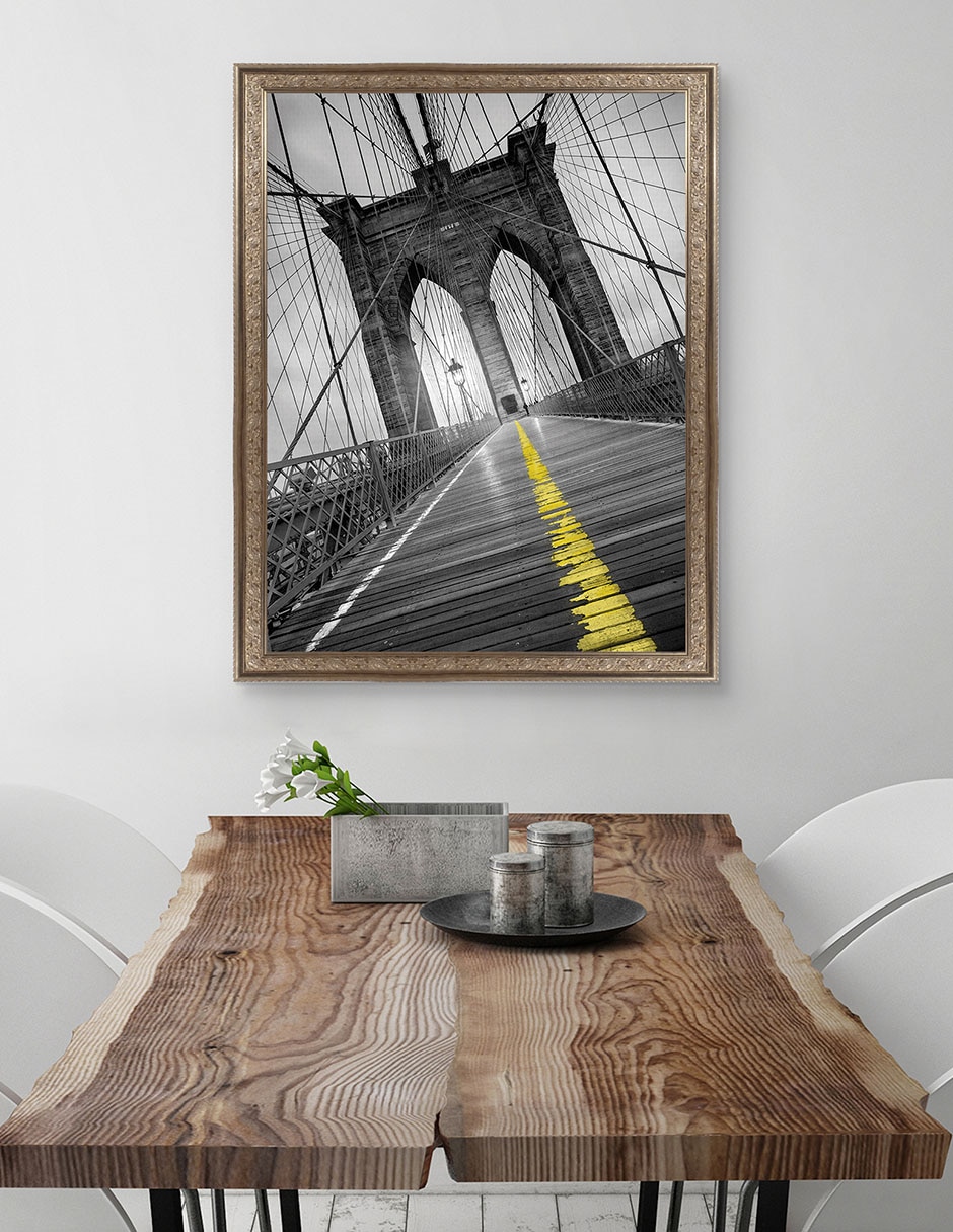 Cuadro decorativo Puente de Brooklyn – Pop de Moises Levy técnica mixta 4