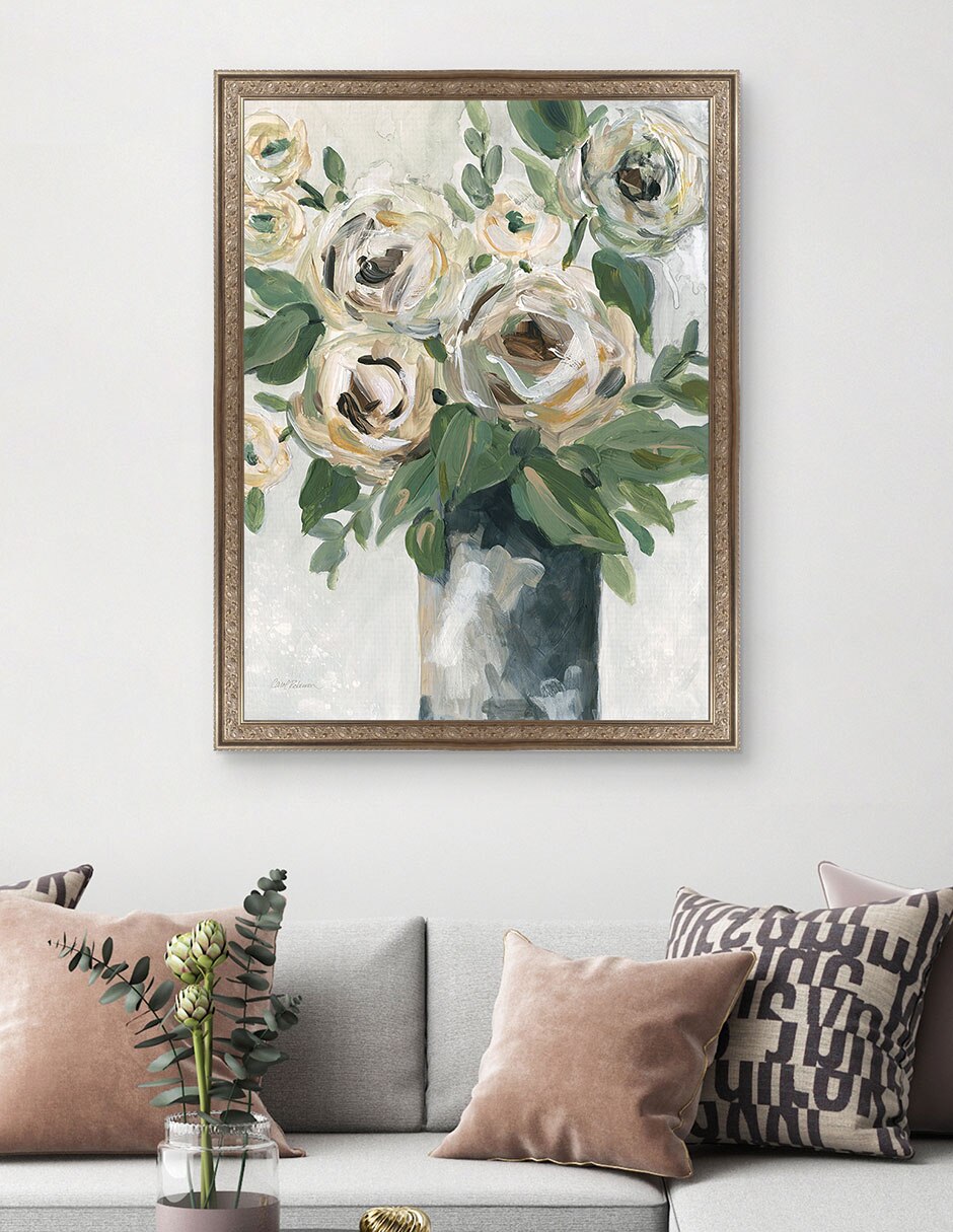 Cuadro decorativo Profundidad floral de Carol Robinson técnica mixta 2