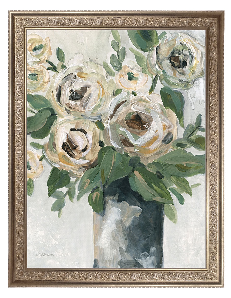 Cuadro decorativo Profundidad floral de Carol Robinson técnica mixta Cuadro decorativo Profundidad floral de Carol Robinson técnica mixta
