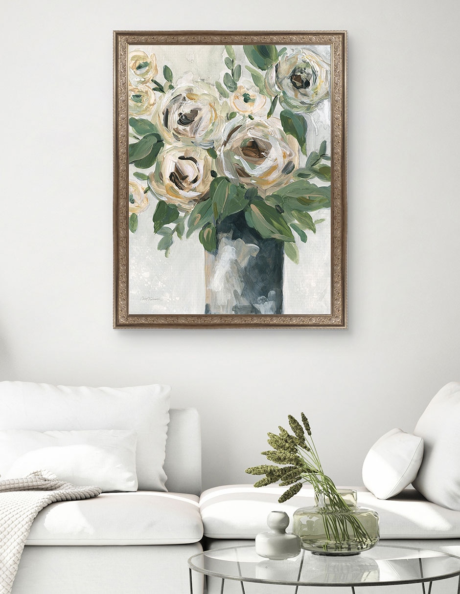 Cuadro decorativo Profundidad floral de Carol Robinson técnica mixta 3