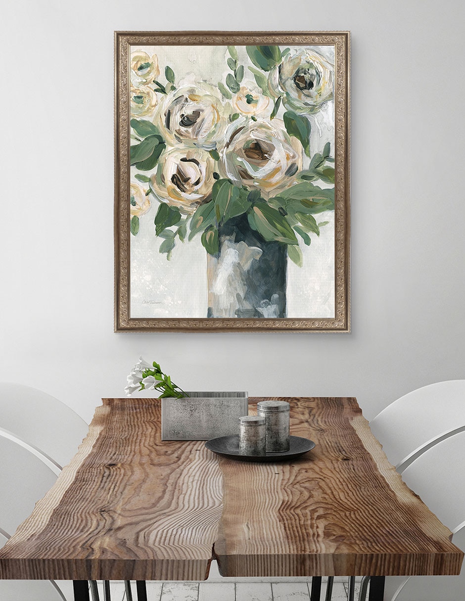 Cuadro decorativo Profundidad floral de Carol Robinson técnica mixta 4